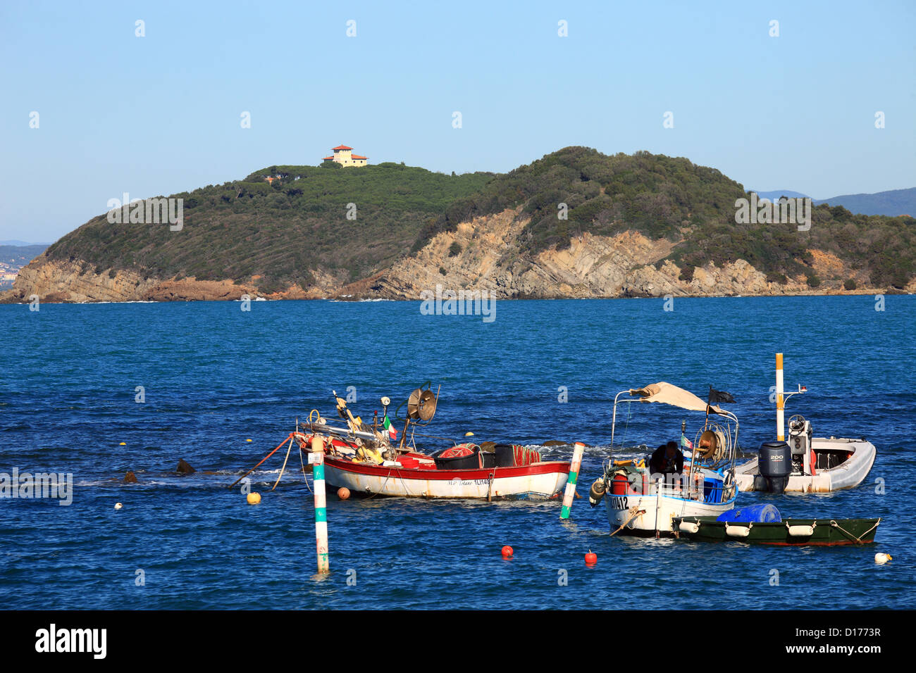 Italien, Toskana, Baratti Golf. Stockfoto