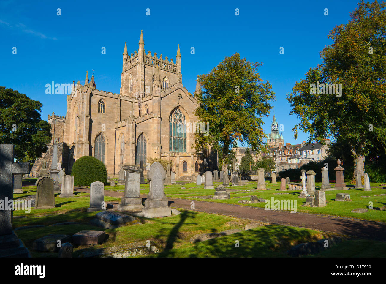 Dunfermline Abbey, Fife, Schottland, UK Stockfoto