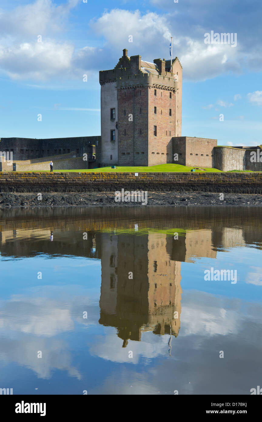 Broughty Ferry Burg, Fluss Tay, Dundee, Schottland, UK Stockfoto