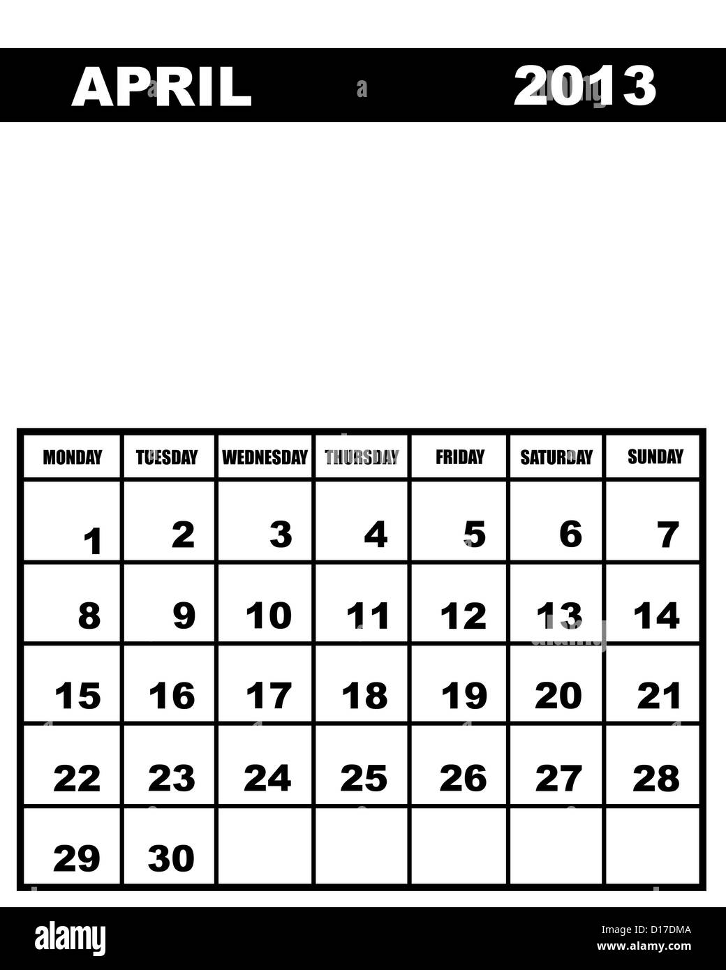 Der monat april zeichnung -Fotos und -Bildmaterial in hoher Aufl&ouml;sung