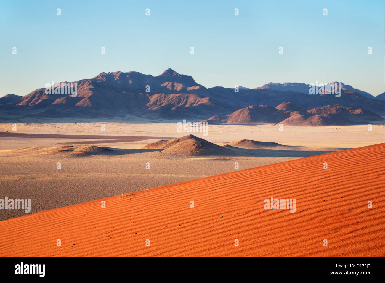 Wüstenlandschaft in der Namib-Rand-Reserve in Namibia Stockfoto