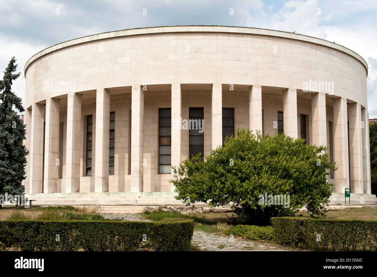 Die Mestrovic Art Pavillion (Heimat der kroatischen Gesellschaft der bildenden Künste) in Zagreb, der Hauptstadt Kroatiens. Stockfoto