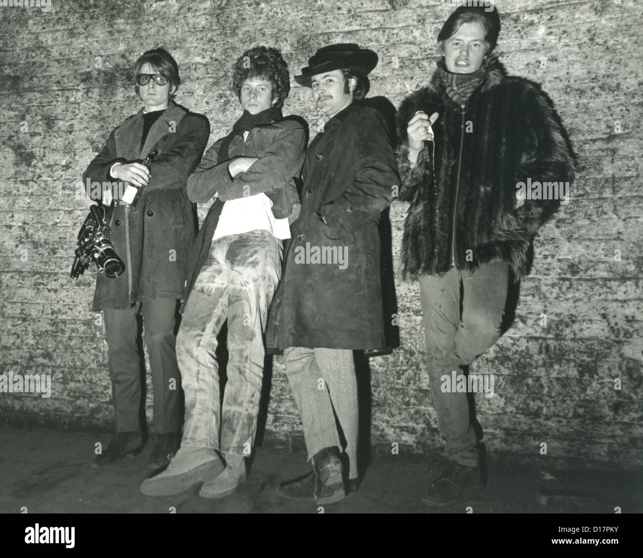 DIE BYRDS uns Pop group in London, Februar 1967 von u: Roger McGuinn, Chris Hillman, Dave Crosby, Mike Clark Stockfoto