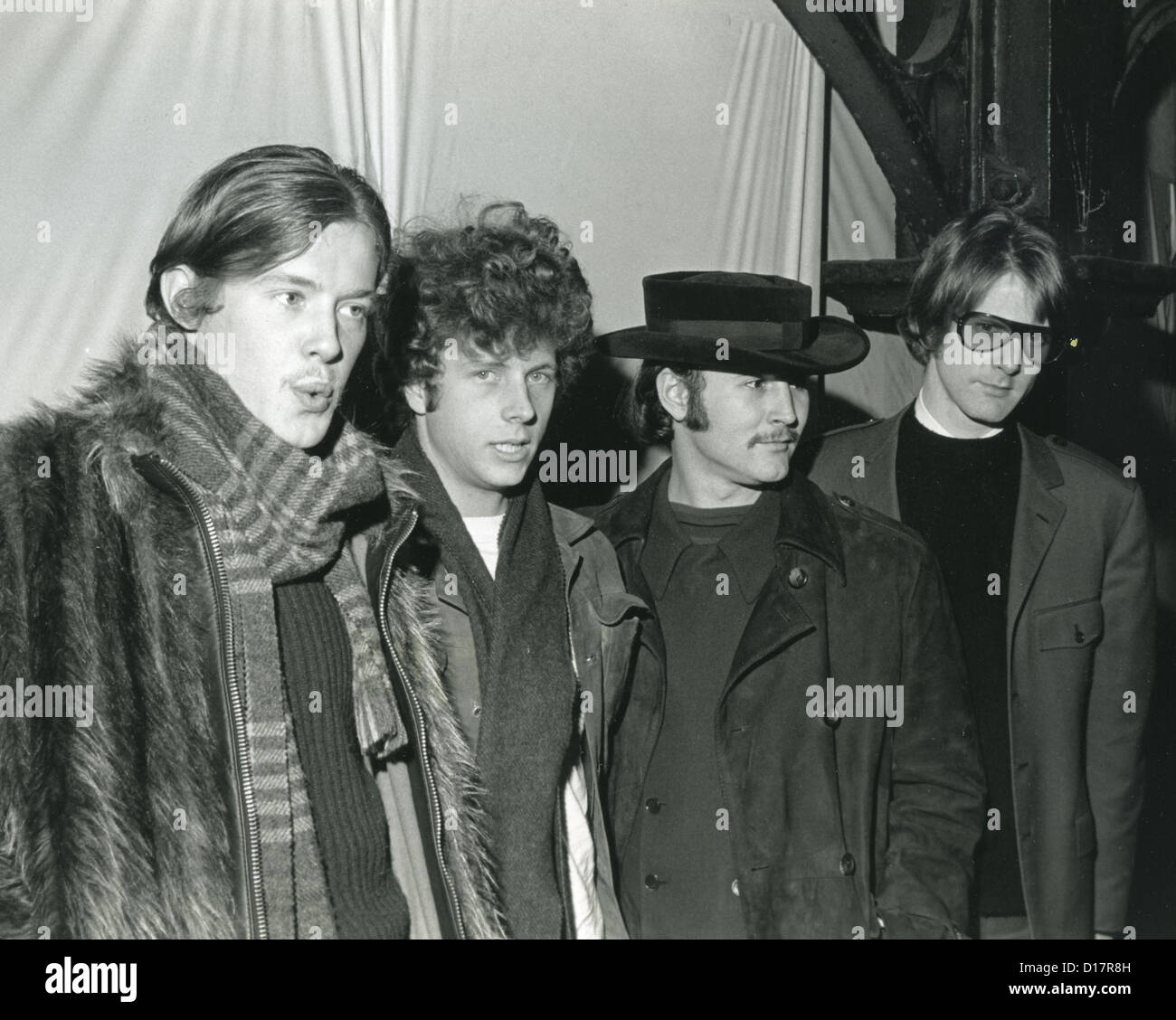 DIE BYRDS uns pop-Gruppe in London, Februar 1967. Von L:Mike Dave Crosby, Roger McGuinn, Clark, Chris Hillman Stockfoto