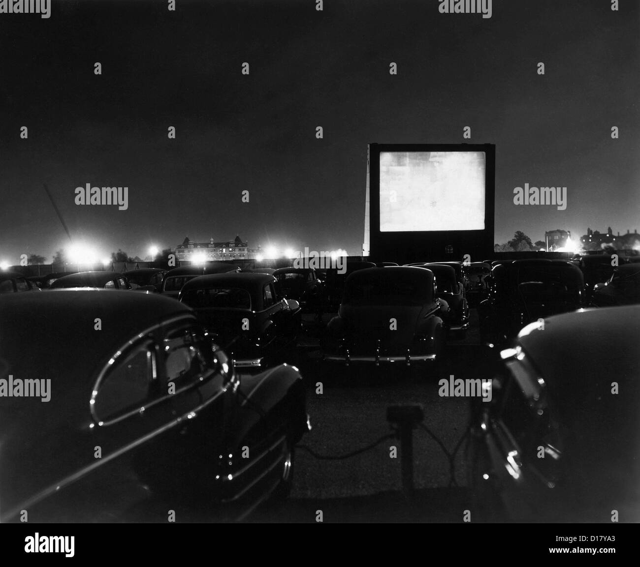 Bronx Whitestone Drive-In Filme, New York Stockfoto
