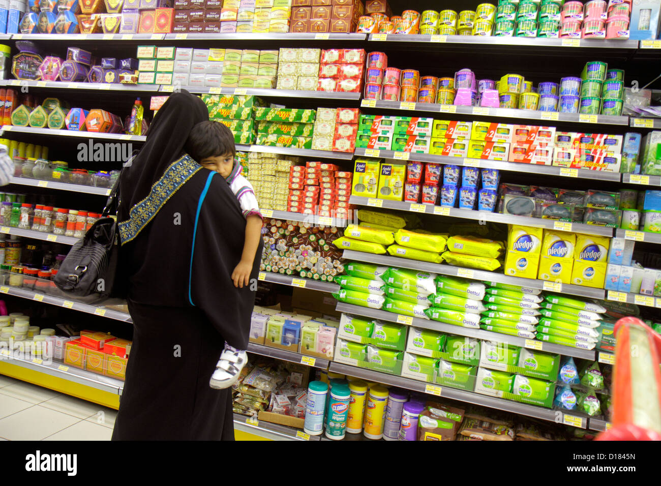 Dubai VAE, Vereinigte Arabische Emirate, Naher Osten, Al Qusais, Lulu Hyper Market Hypermarket, Shopping Shopper Shopper Shop Shops Market Markets Market Stockfoto