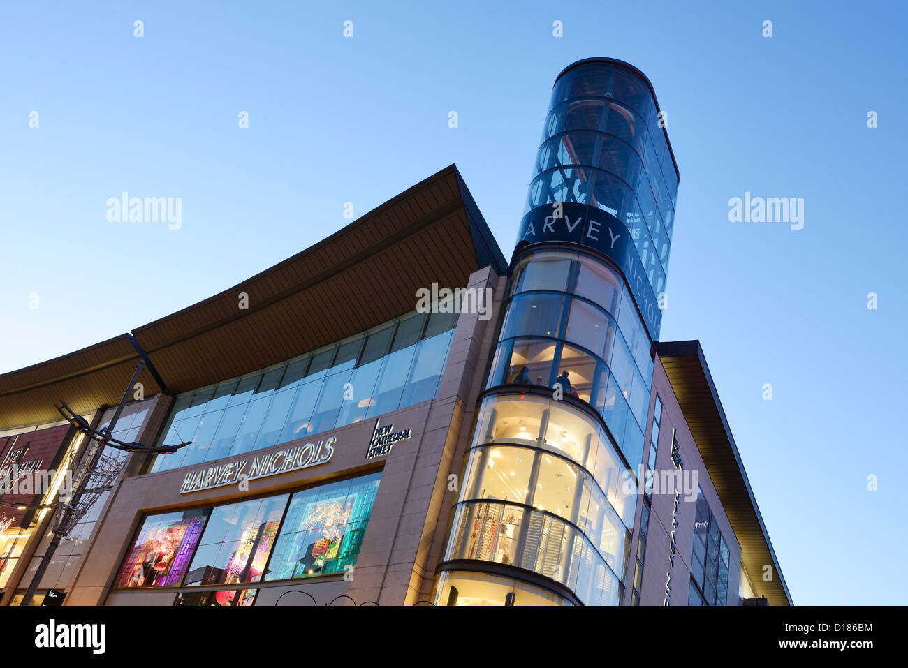 Harvey Nichols Store in Manchester City Centre Stockfoto