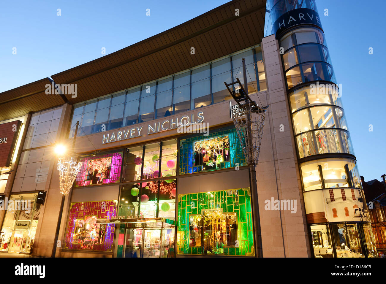 Harvey Nichols Store in Manchester City Centre Stockfoto
