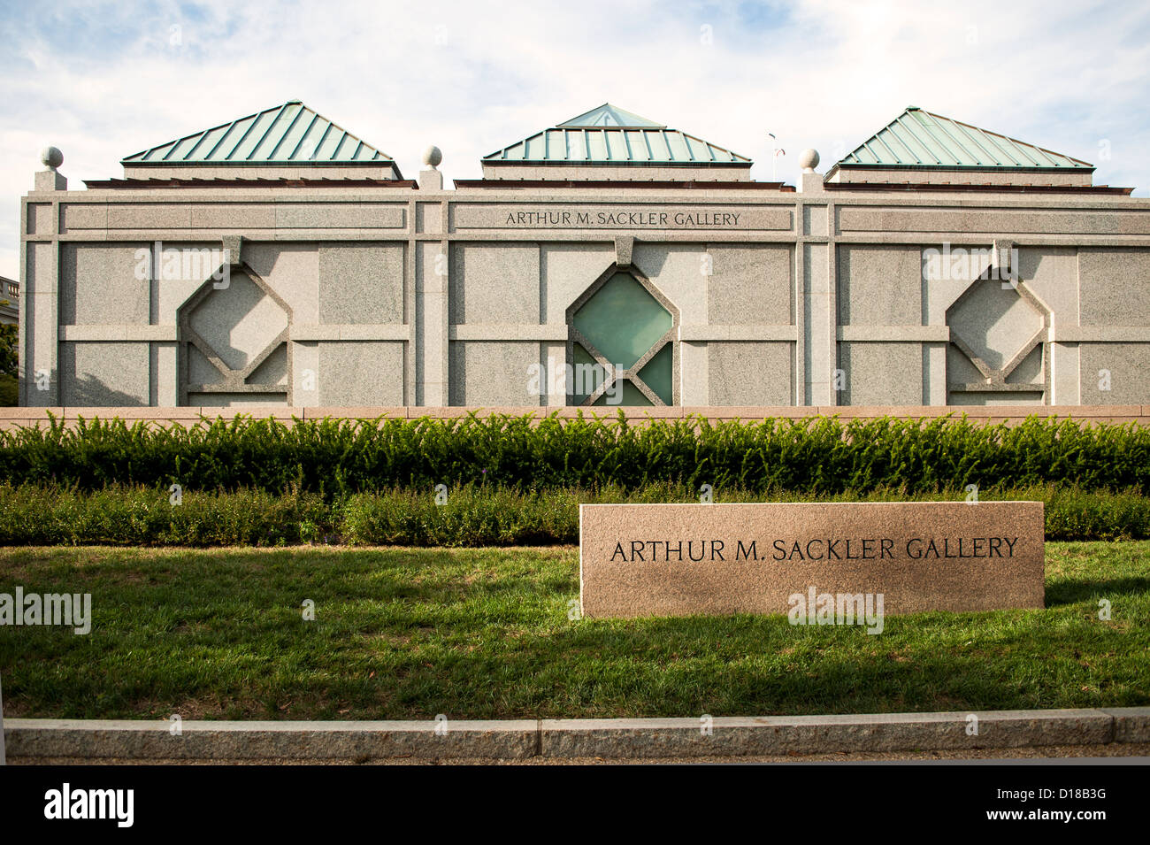 Arthur M. Sackler Galerie und Museum in Washington DC Stockfoto