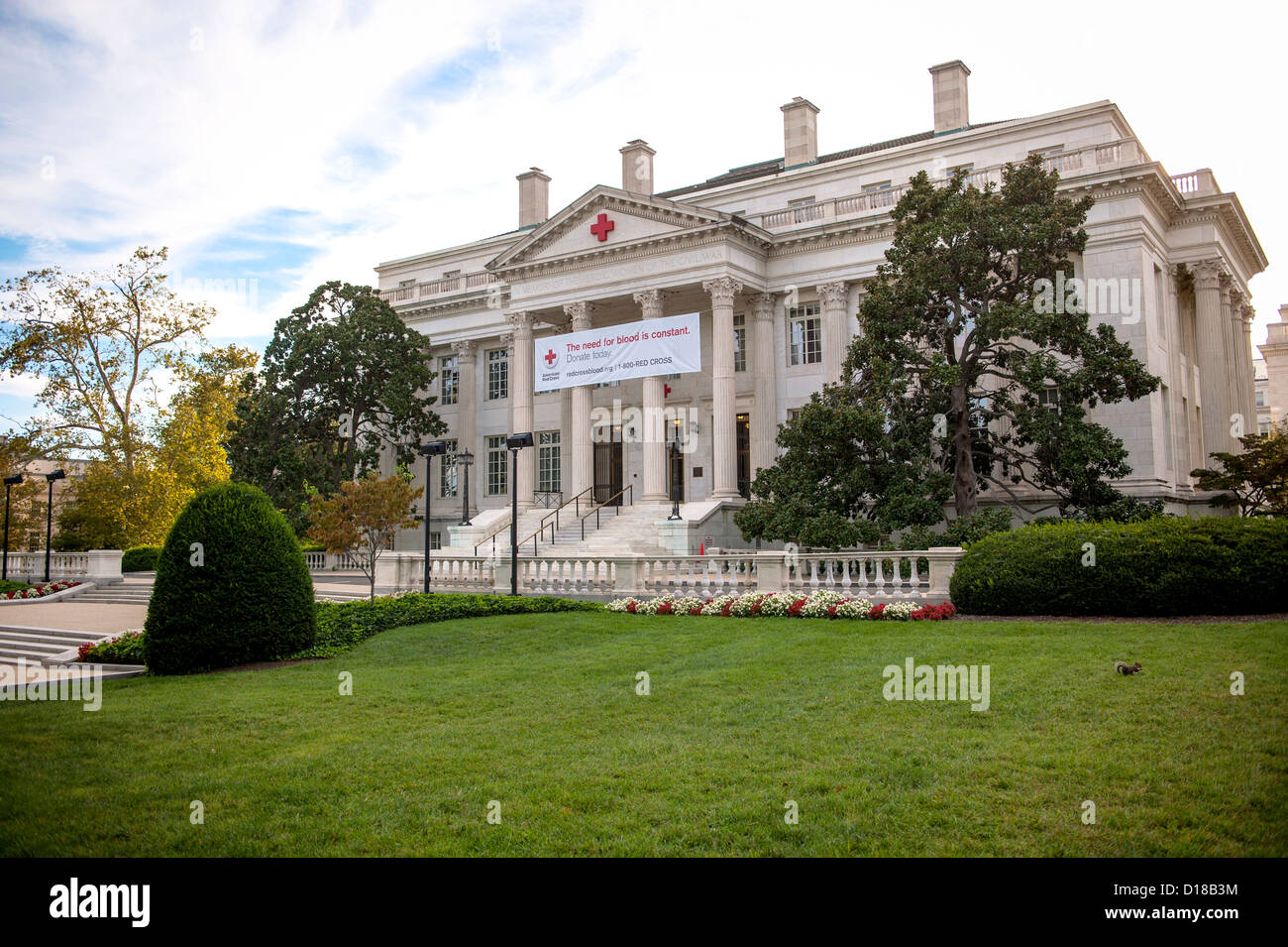 Das amerikanische Rote Kreuz-Hauptquartier in Washington, D.C. Stockfoto
