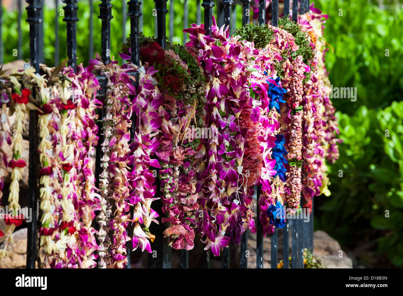 Hawaii Hawaii Lei Girlande Stockfoto