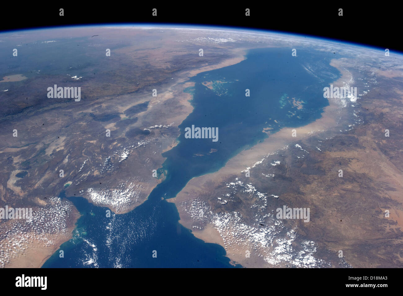 Rotes Meer und den Golf von Aden, zusammen mit Eritrea, Jemen und Äthiopien. Stockfoto