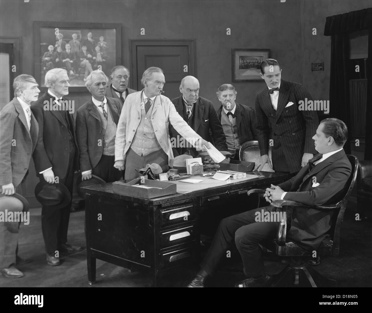 Unzufriedene Mitarbeiter Stockfoto