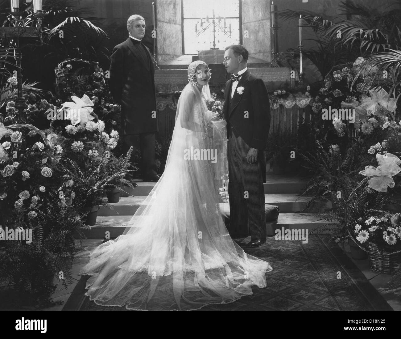 Kirchliche Trauung Stockfoto