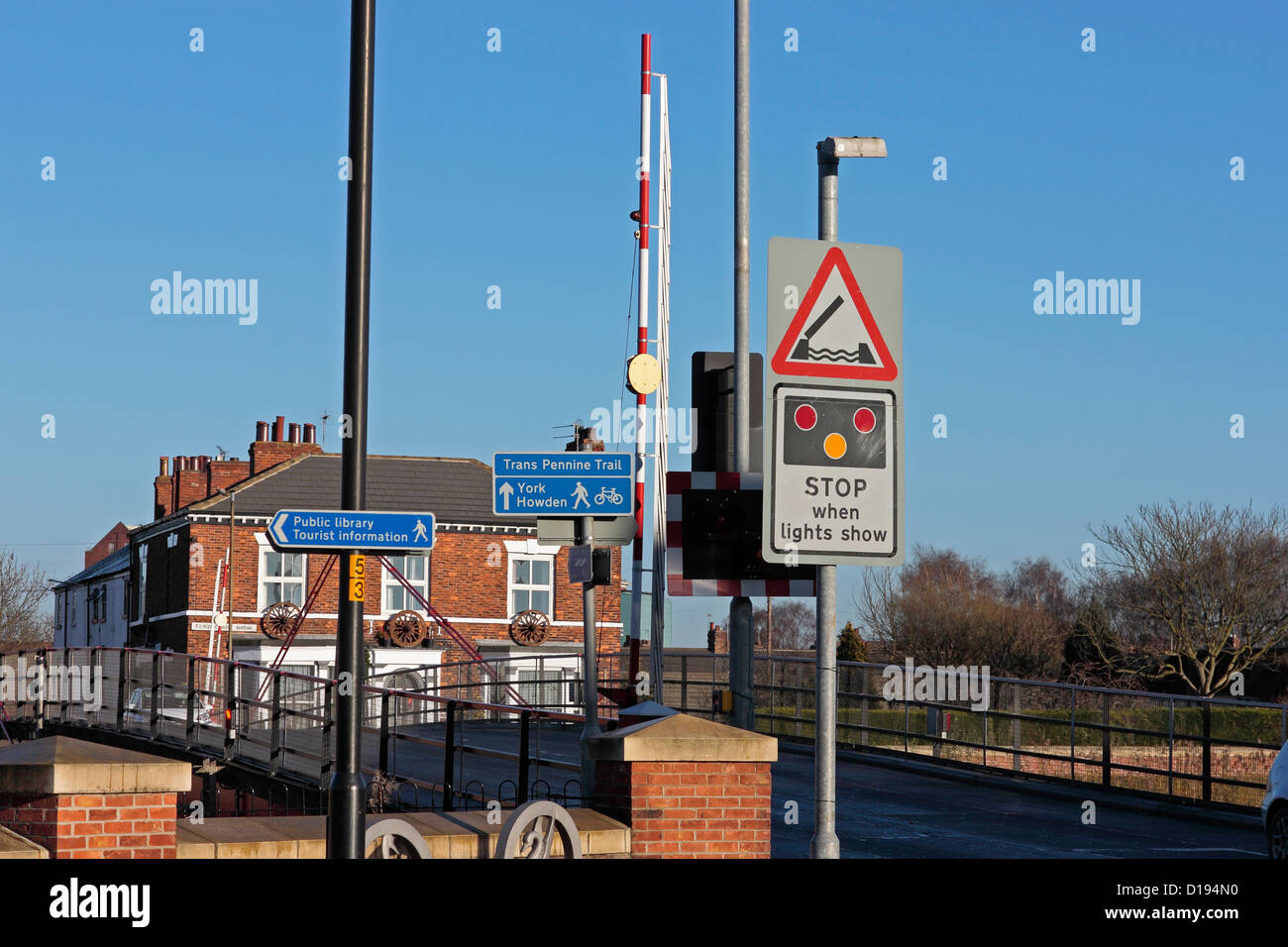 Selby Straßenbrücke - A19 Selby Straße Stockfoto