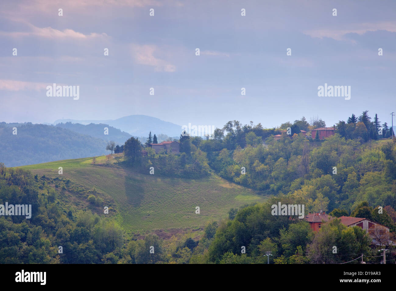 Sanften Hügeln der Toskana Stockfoto