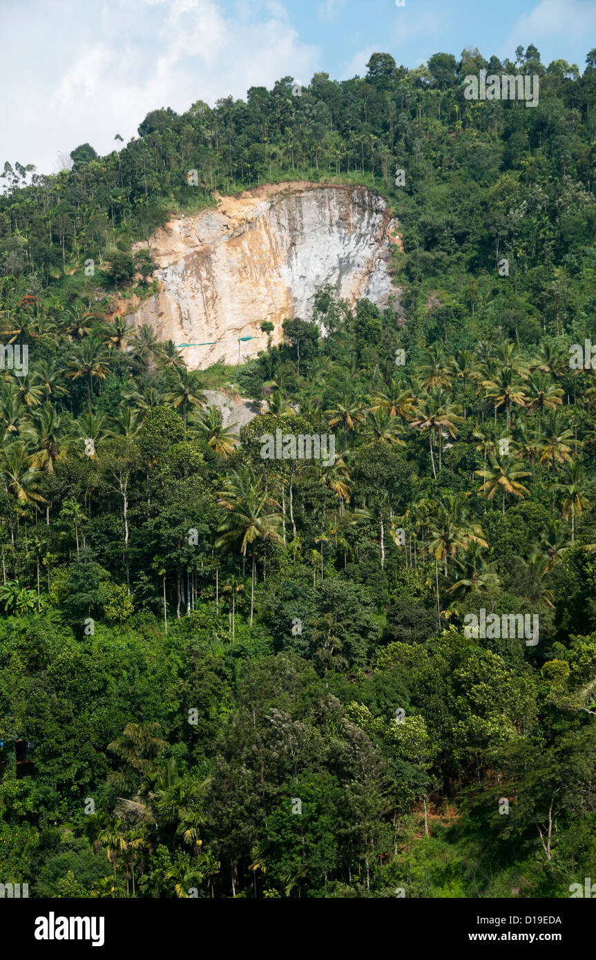 Granitsteinbruch, Indien Stockfoto