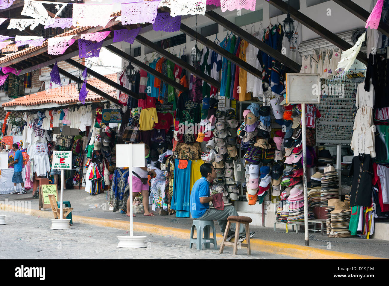 Mexikanische touristische Geschäfte Großstadt Stockfoto