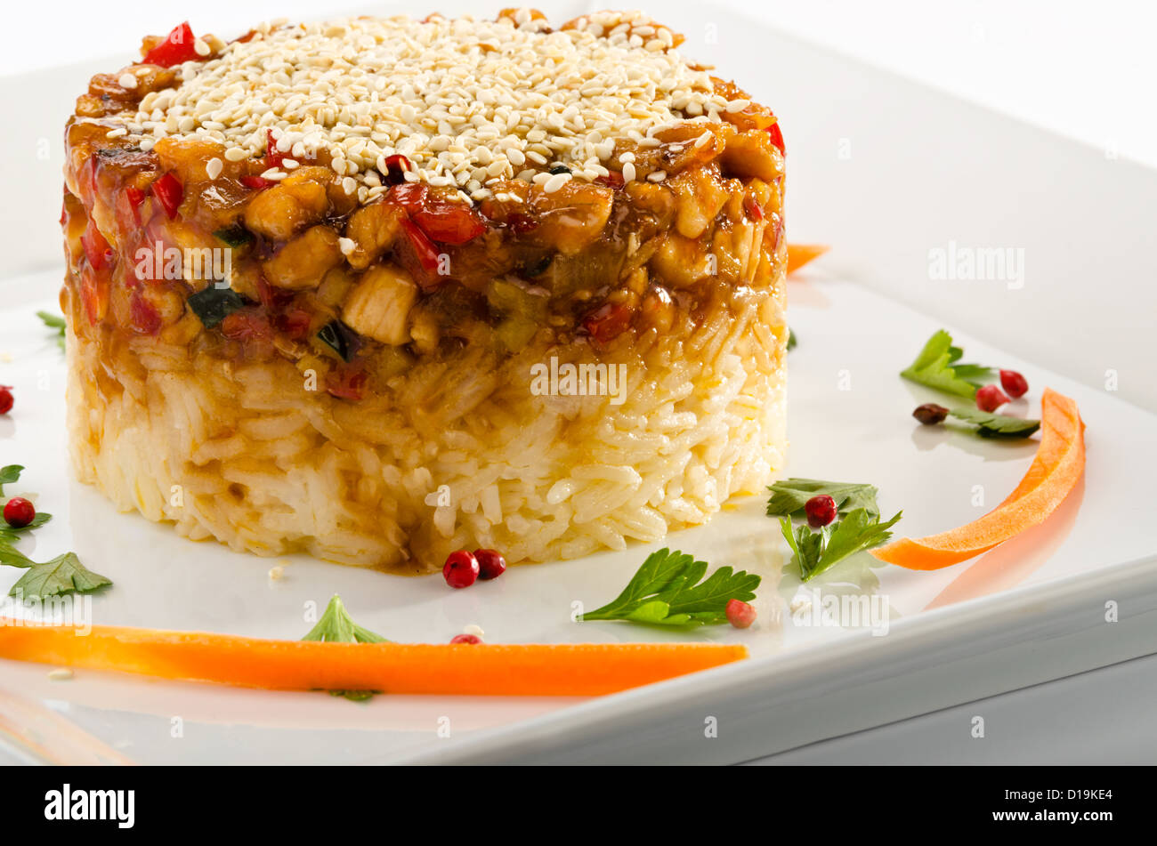 Ingwer-Huhn Stockfoto