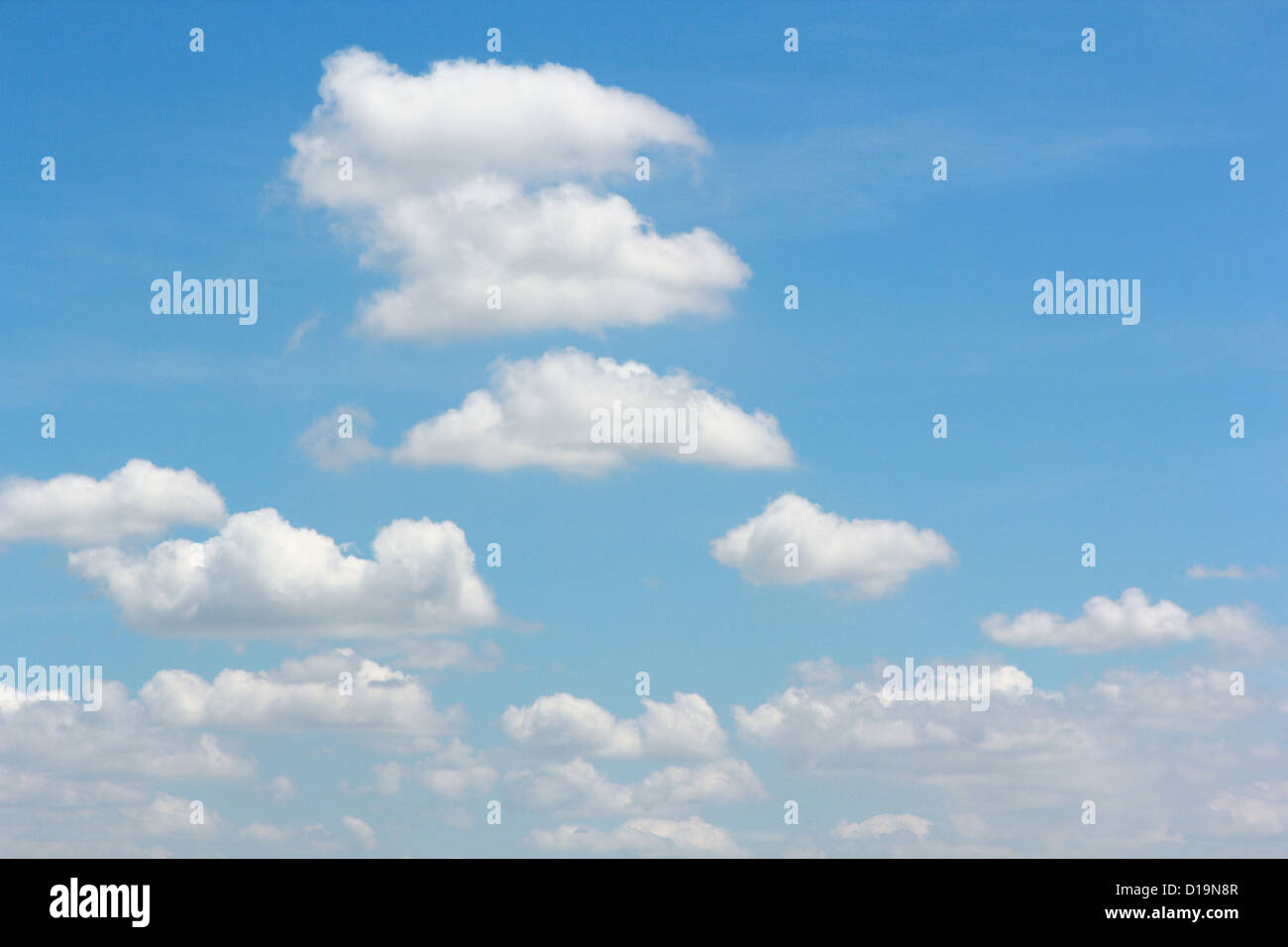 Gruppe von Wolke am blauen Himmel Stockfoto