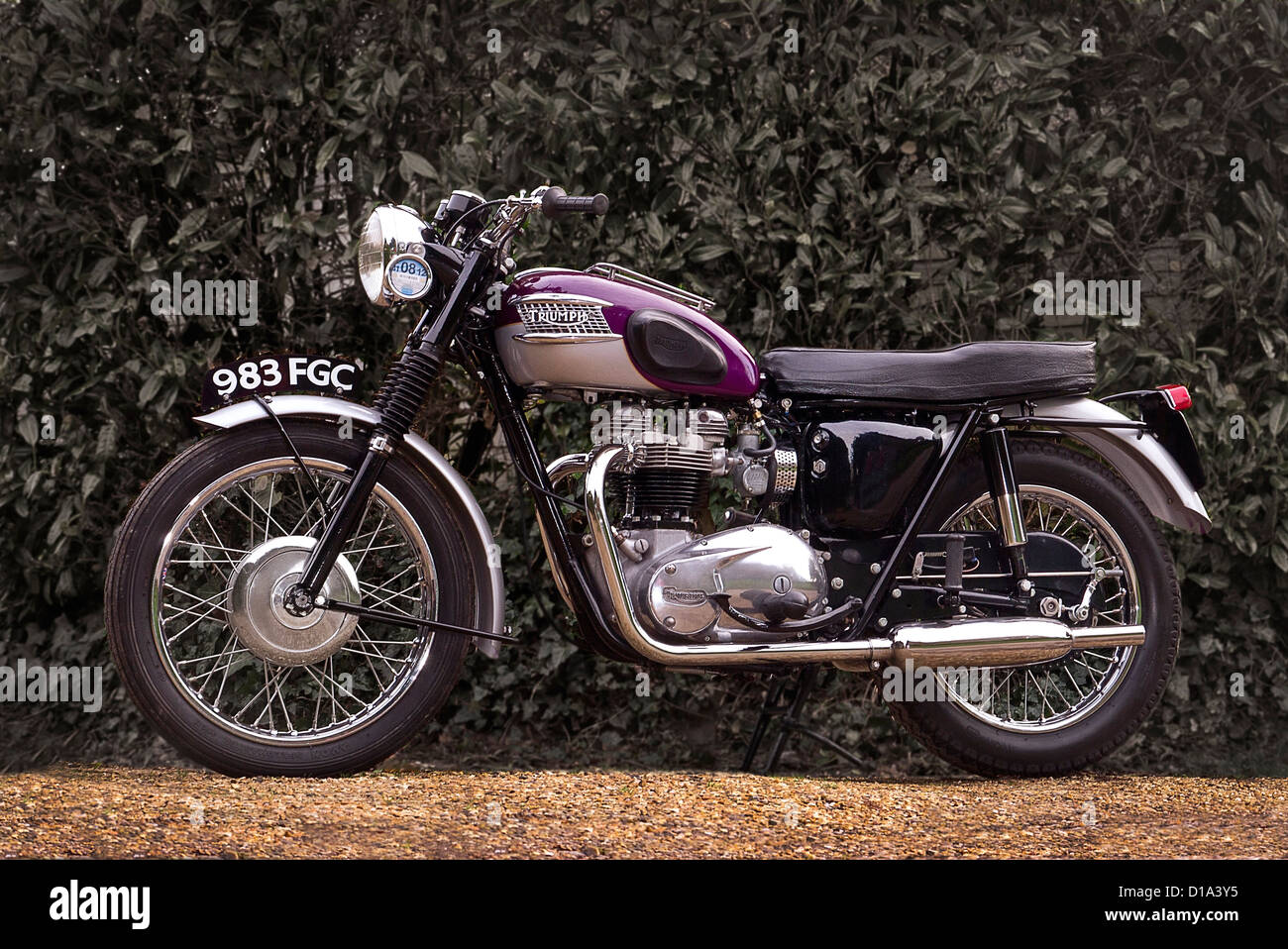 1963 Triumph Trophy 650 Stockfoto