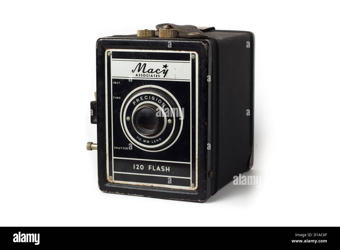 Vintage Macy-Box-Kamera Stockfoto