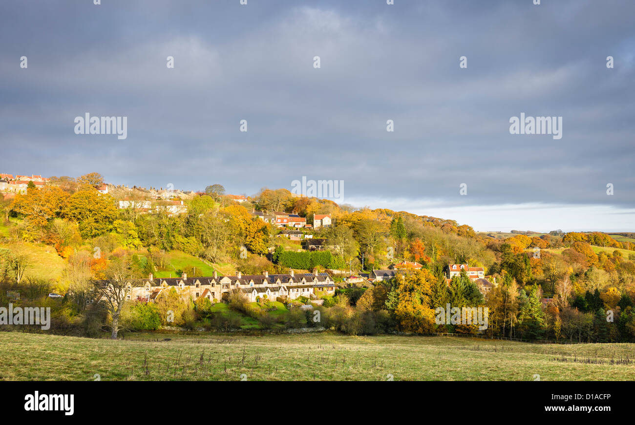 Blick auf Glaisdale Dorf liegt im Herzen von der North York Moors National Park, Yorkshire, Großbritannien. Stockfoto