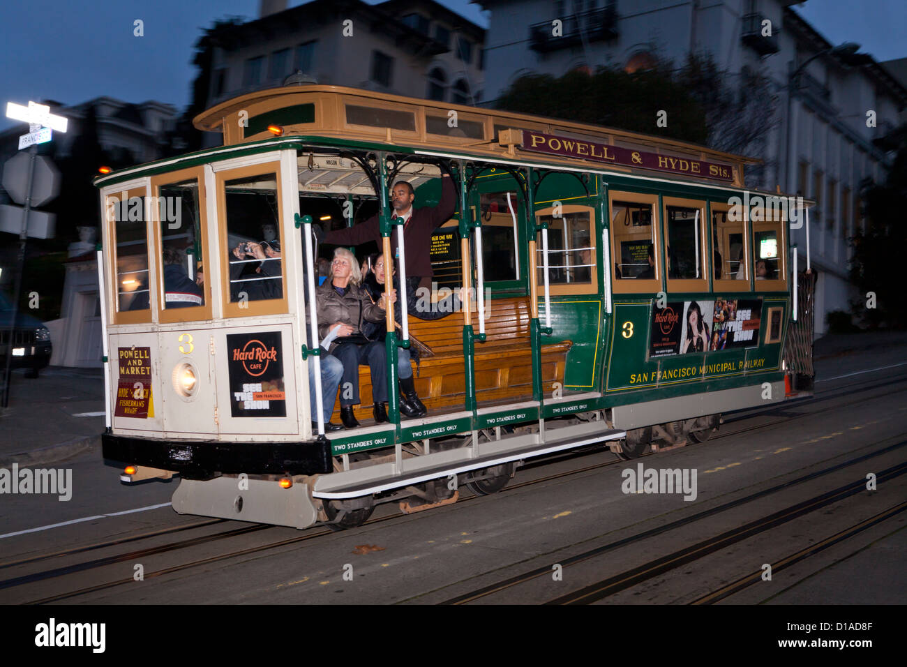 San Francisco Cable cars Stockfoto