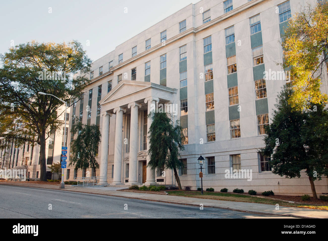 Obersten Gerichtshof von Georgia, Atlanta, Hauptstadt von Georgia, USA Stockfoto
