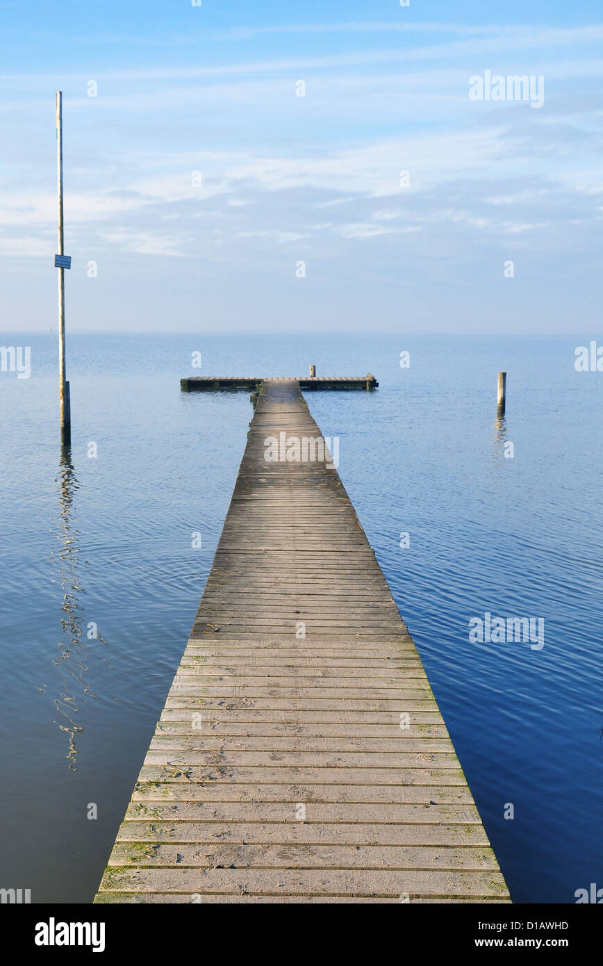 Meer-pier Stockfoto