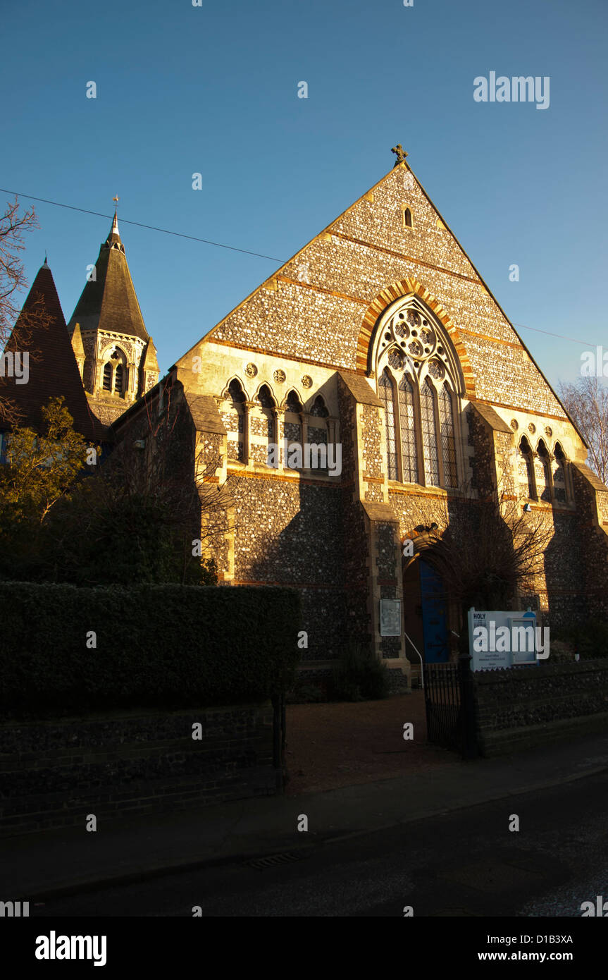 Heilige Dreifaltigkeit viktorianischen Kirche Norwich Stockfoto