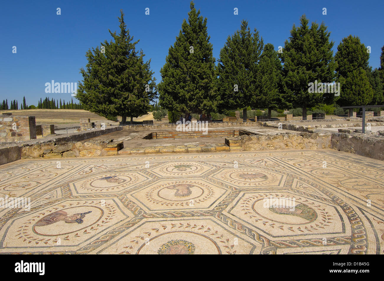 Santiponce, Italica, Romain Ruinen von Itálica, Sevilla, Andalusien, Spanien, Europa Stockfoto