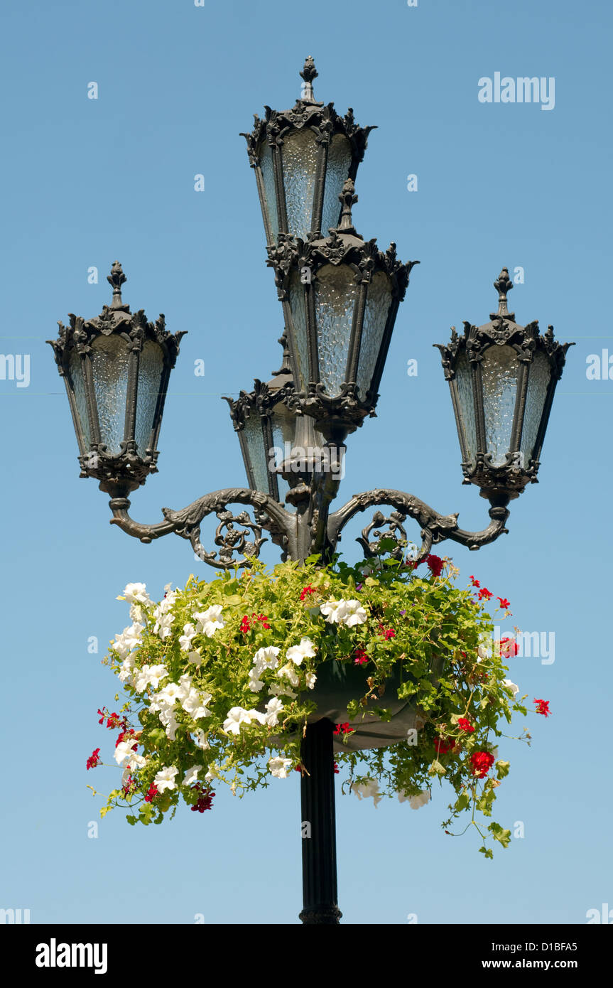 die alte Straße Lichtmast, Odessa, Ukraine, Osteuropa Stockfoto
