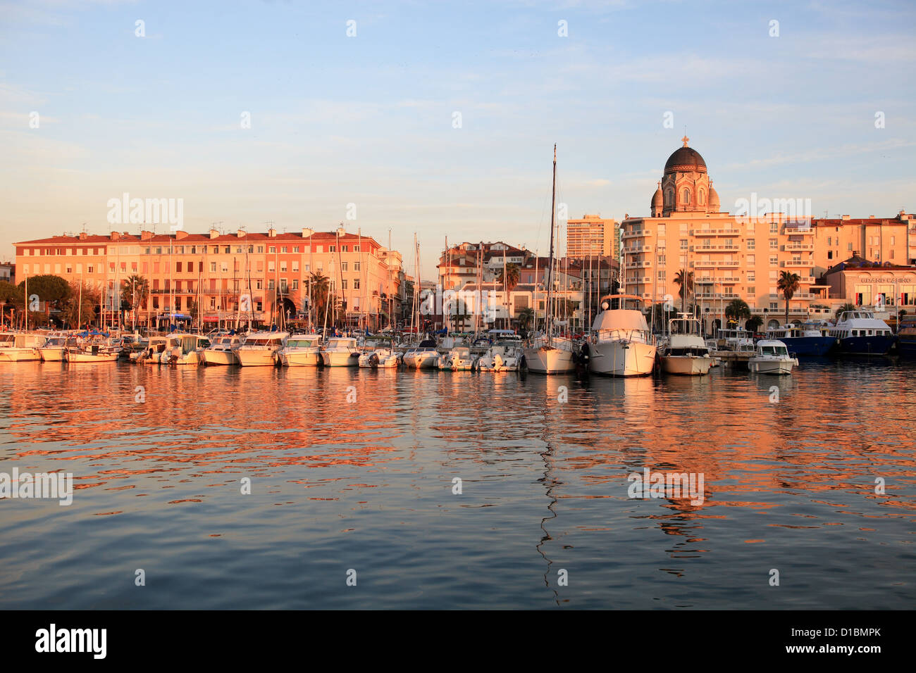 Die malerische Stadt von Saint Raphael Stockfoto