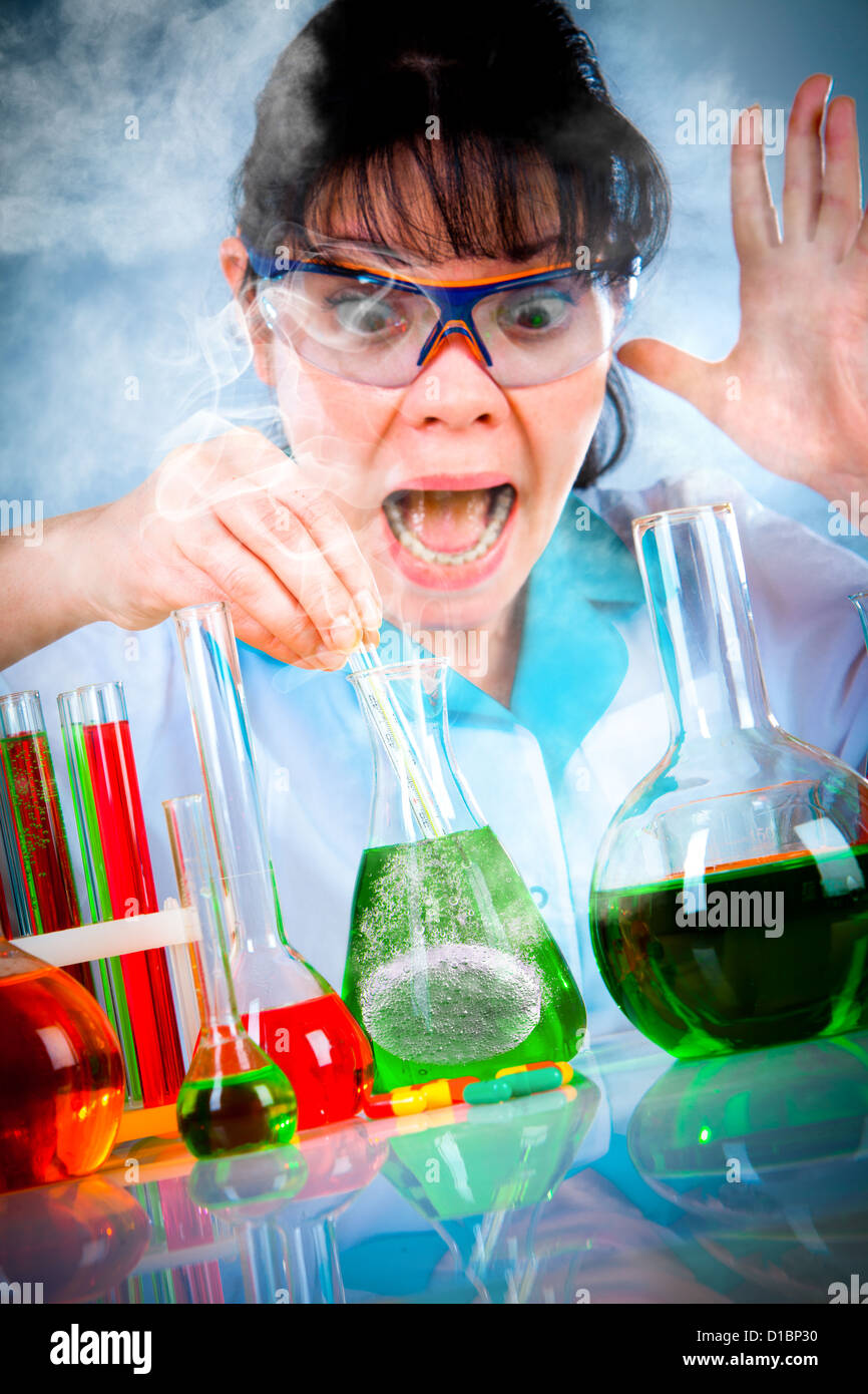 junge Wissenschaftler im Labor Stockfoto