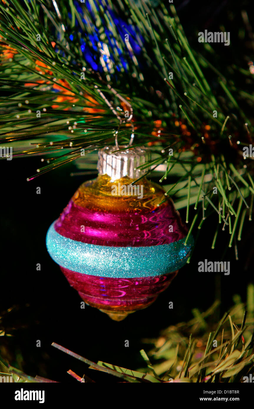 Weihnachtsbaum ornament Stockfoto