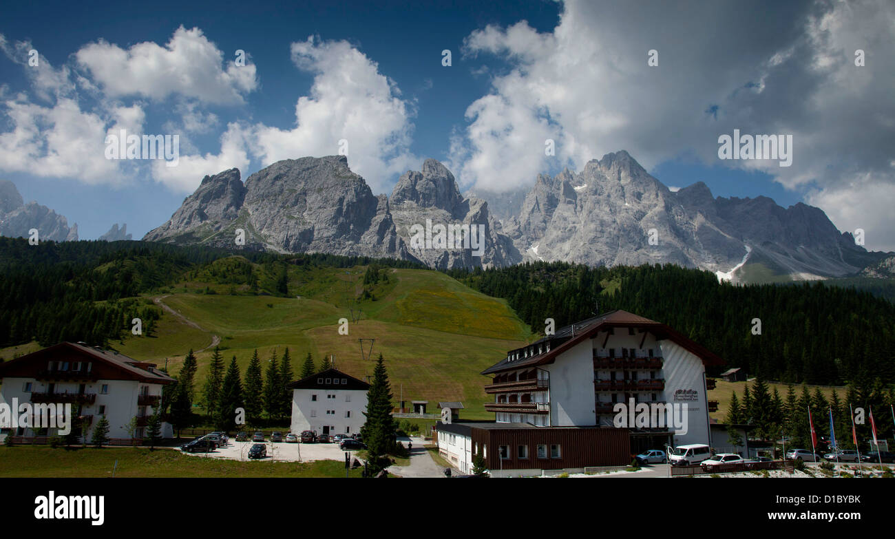 Italien, Trentino Alto Adige, Sextner Dolomiten. Stockfoto