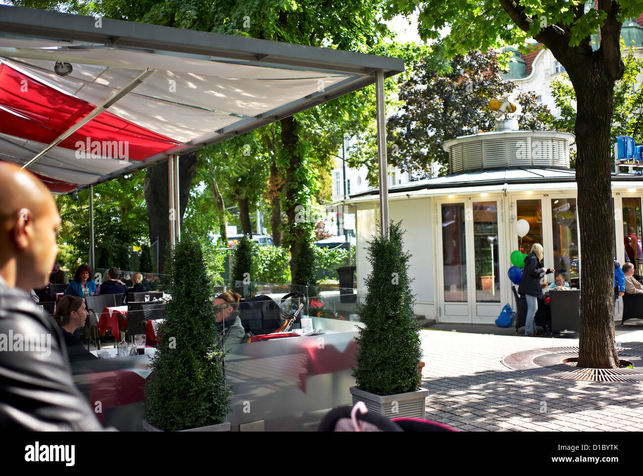-Coffee-Shops - Wien (Österreich). Stockfoto