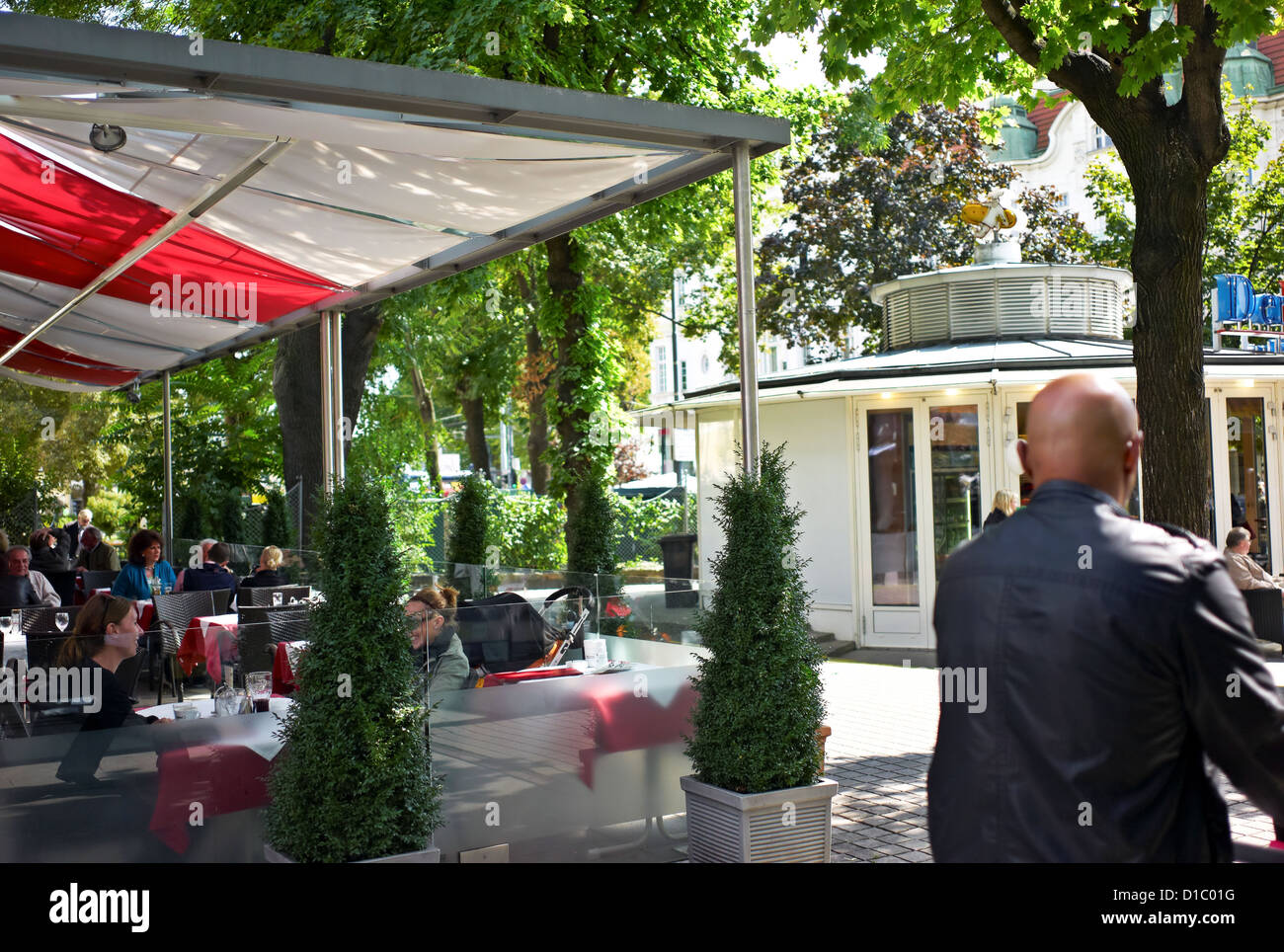 -Coffee-Shops - Wien (Österreich). Stockfoto