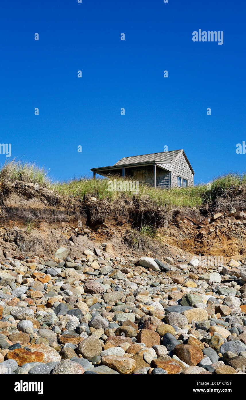 Beach Shack, Martha's Vineyard, Massachusetts, USA Stockfoto
