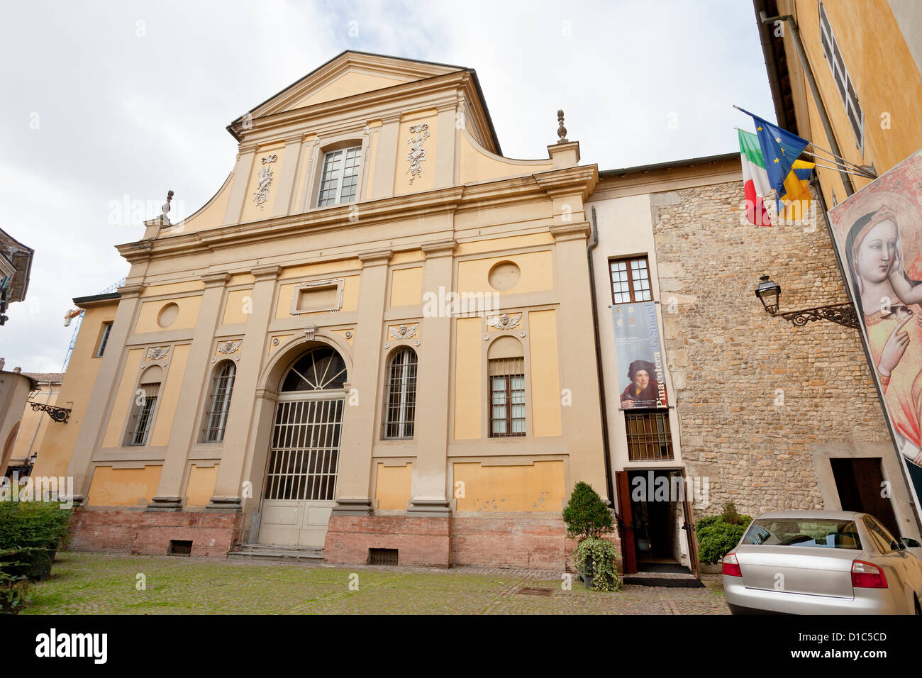 Pinacoteca Stuard von Parma, moderiert von 2002 in einem Flügel der alten Abtei Benediktiner Abtei von St. Paul in Parma, Italien Stockfoto