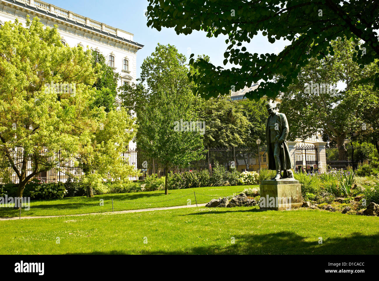-Franz Joseph i. im Burggarten - Wien (Österreich). Stockfoto
