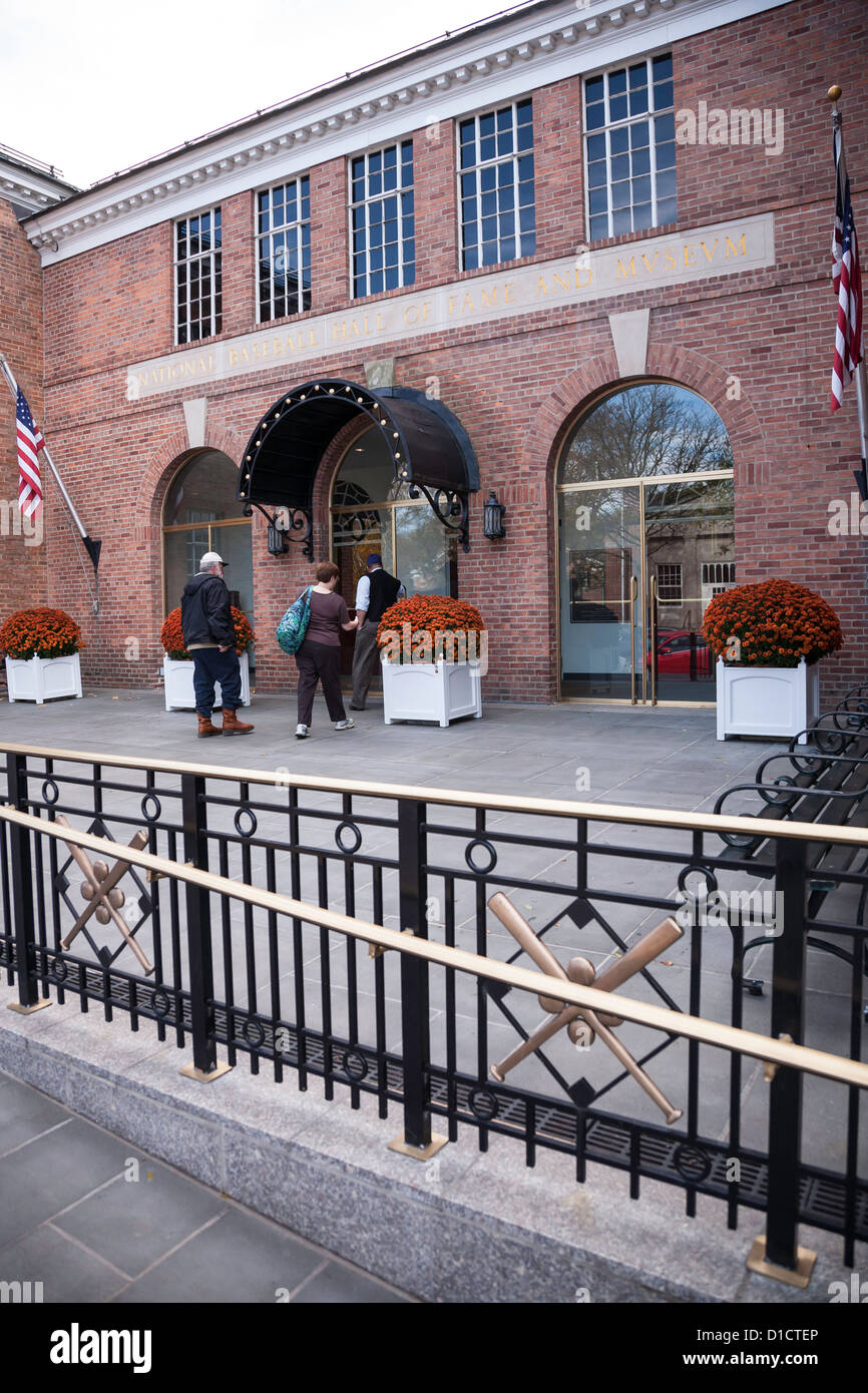 National Baseball Hall of Fame and Museum, Cooperstown, New York Stockfoto