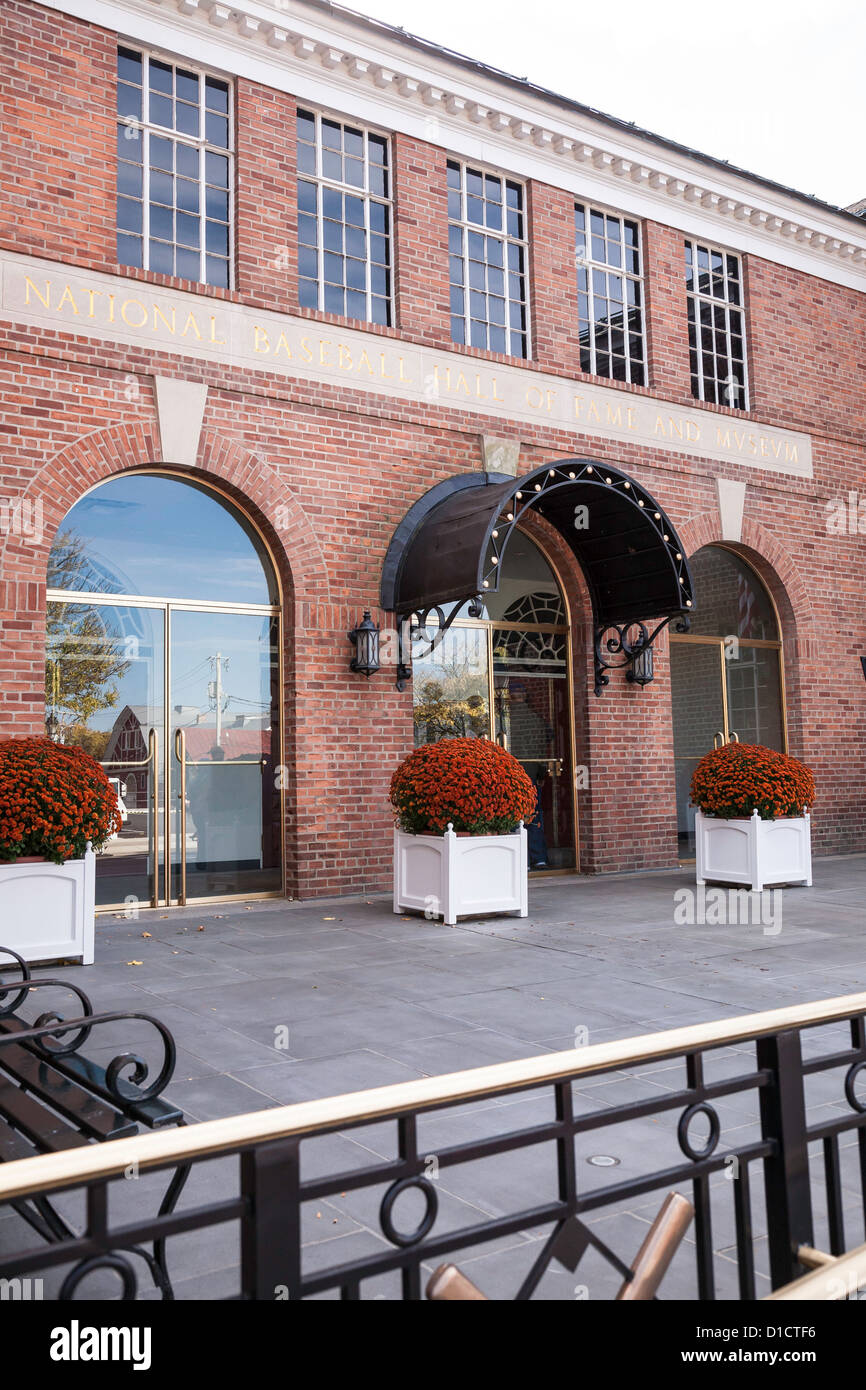 National Baseball Hall of Fame and Museum, Cooperstown, New York Stockfoto