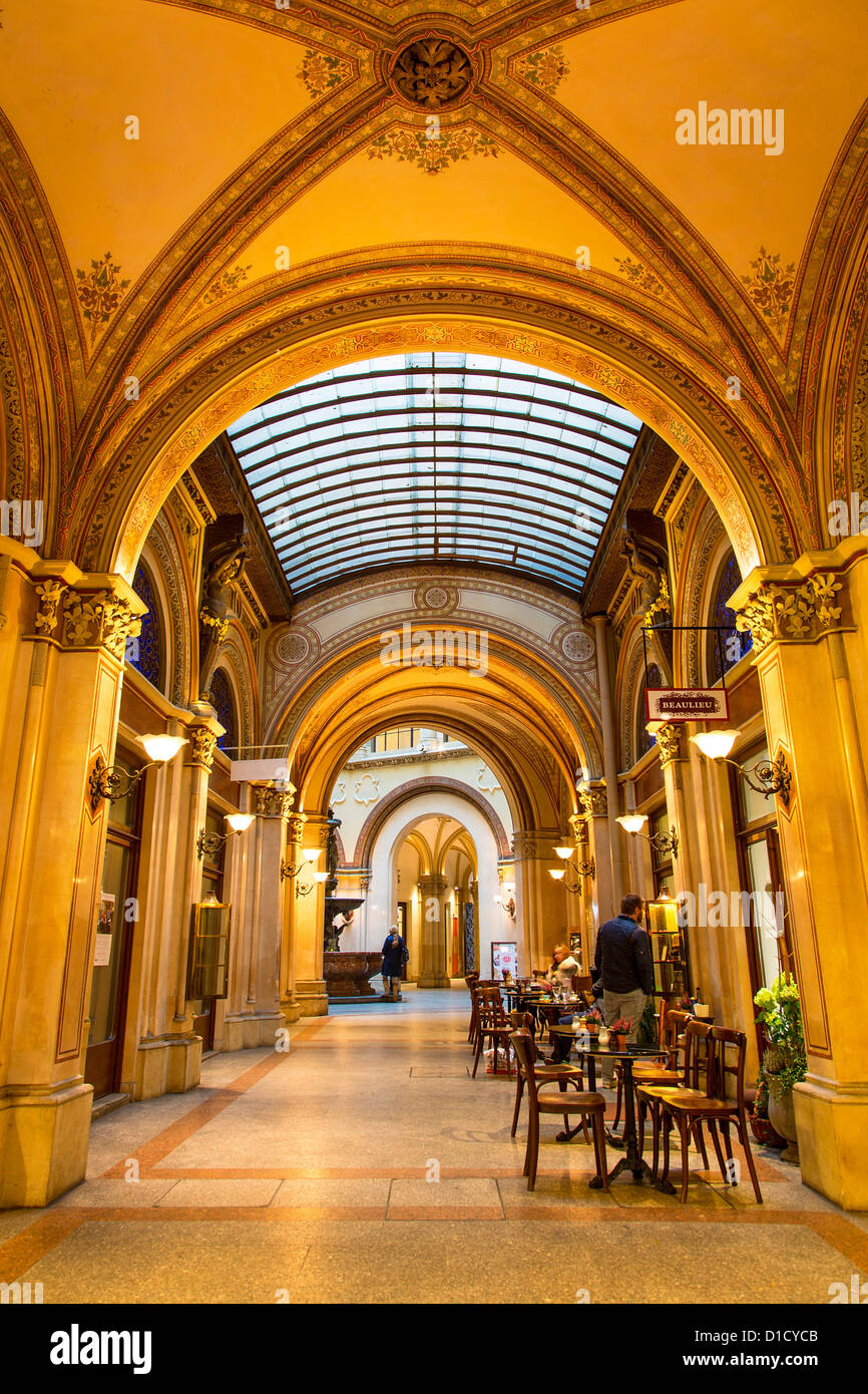 Österreich, Wien, Freyung Passage im Palais Ferstel building Stockfoto