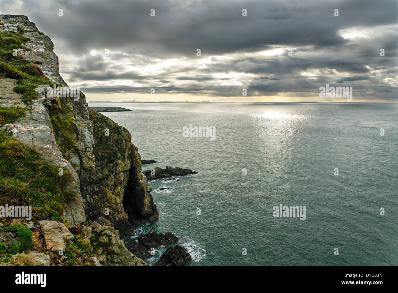 Die Küste von Nordwales auf Anglesey Stockfoto