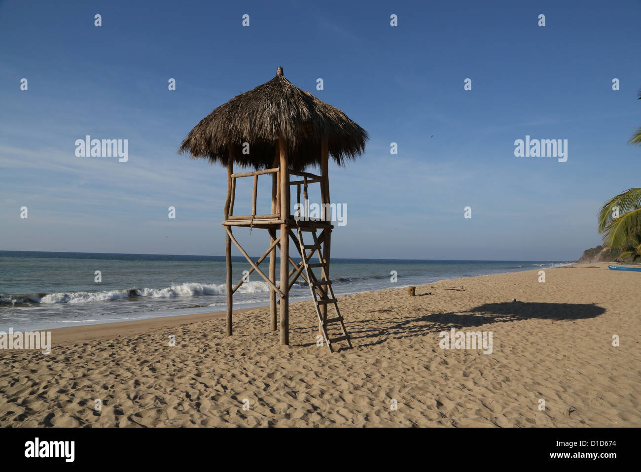 Der Strand von San Pancho, Nayarit, Mexiko. Stockfoto