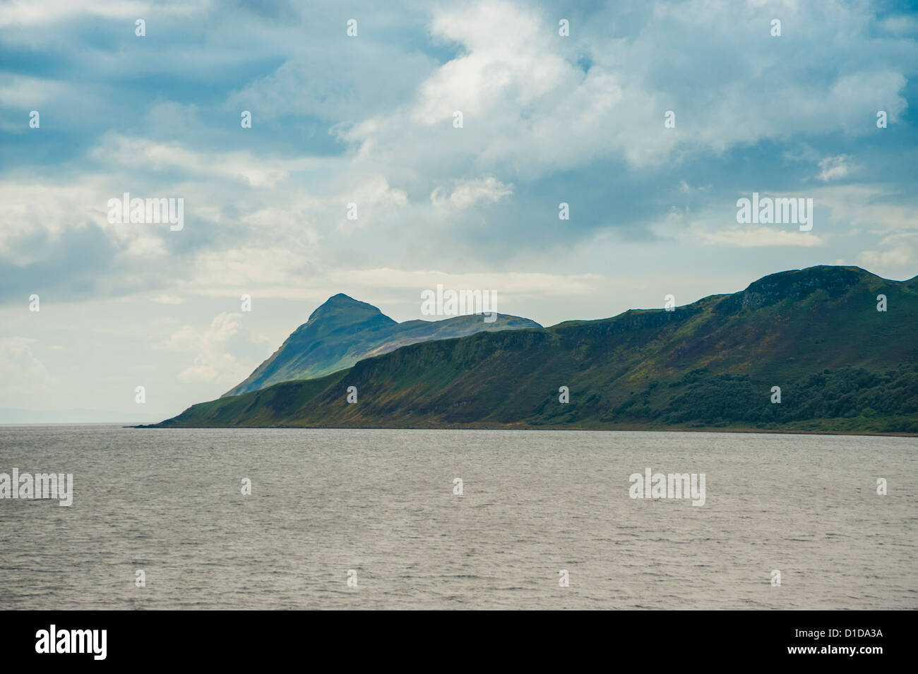 Die Hügel von Arran, Schottland. Stockfoto