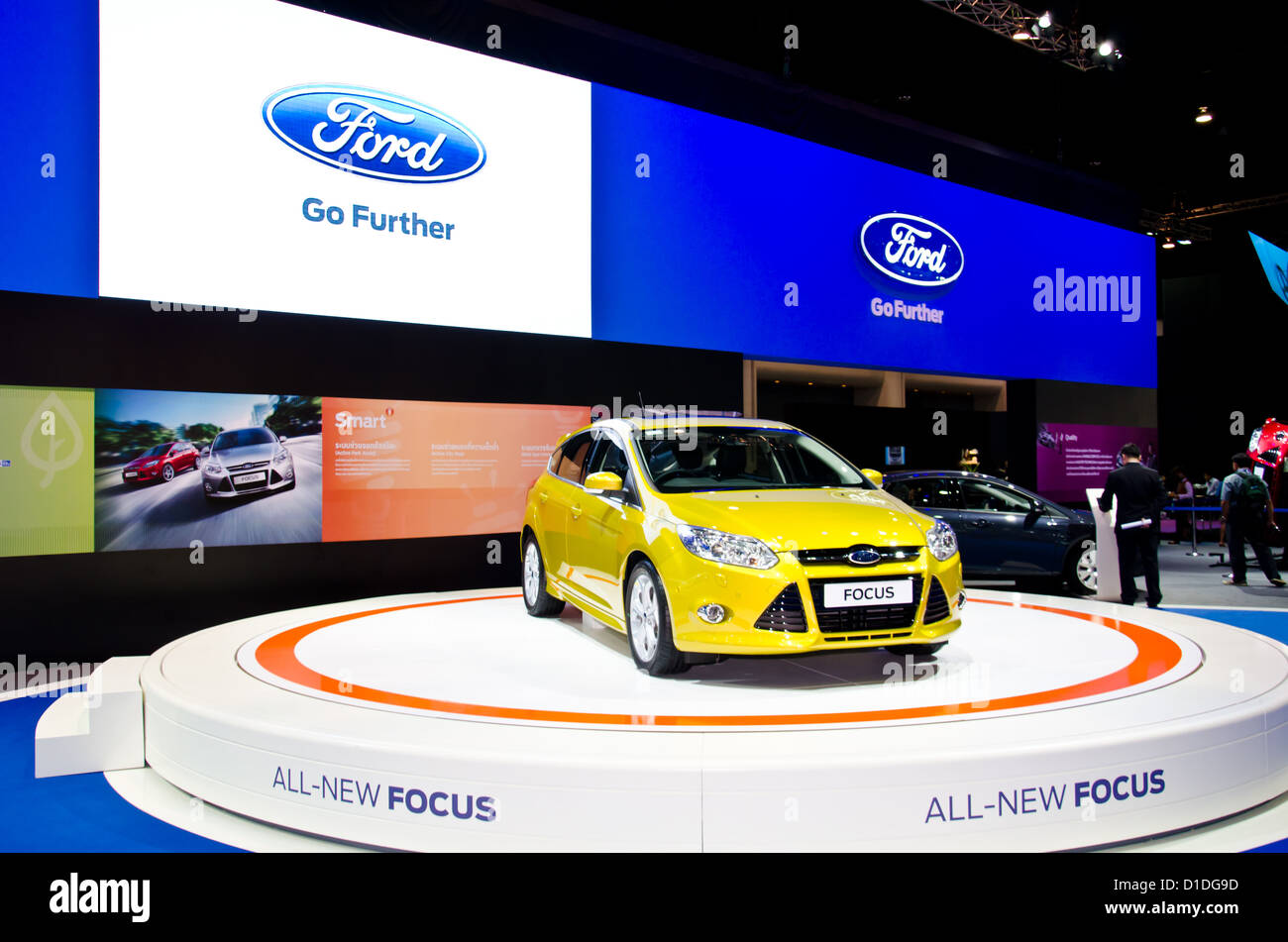 Der Ford Focus Auto auf dem Display an der 29. Thailand International Motor Expo Stockfoto