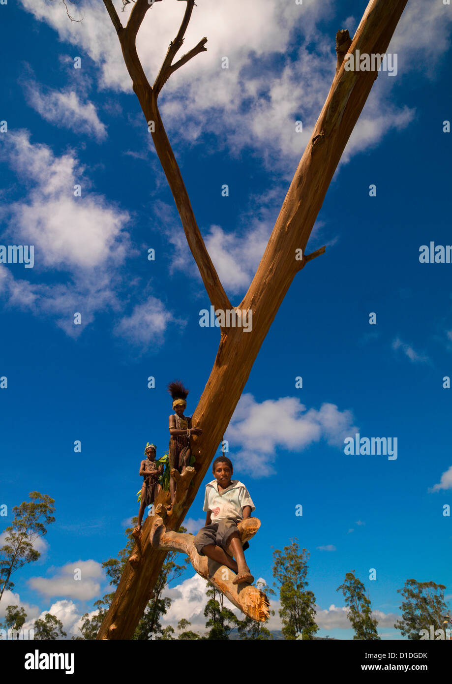 Mount Hagen Sing sing Festival, Hochland, Papua Neuguinea Stockfoto